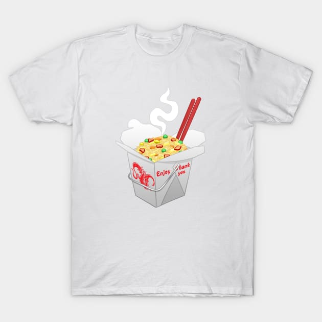 Take Out Box T-Shirt by CCDesign